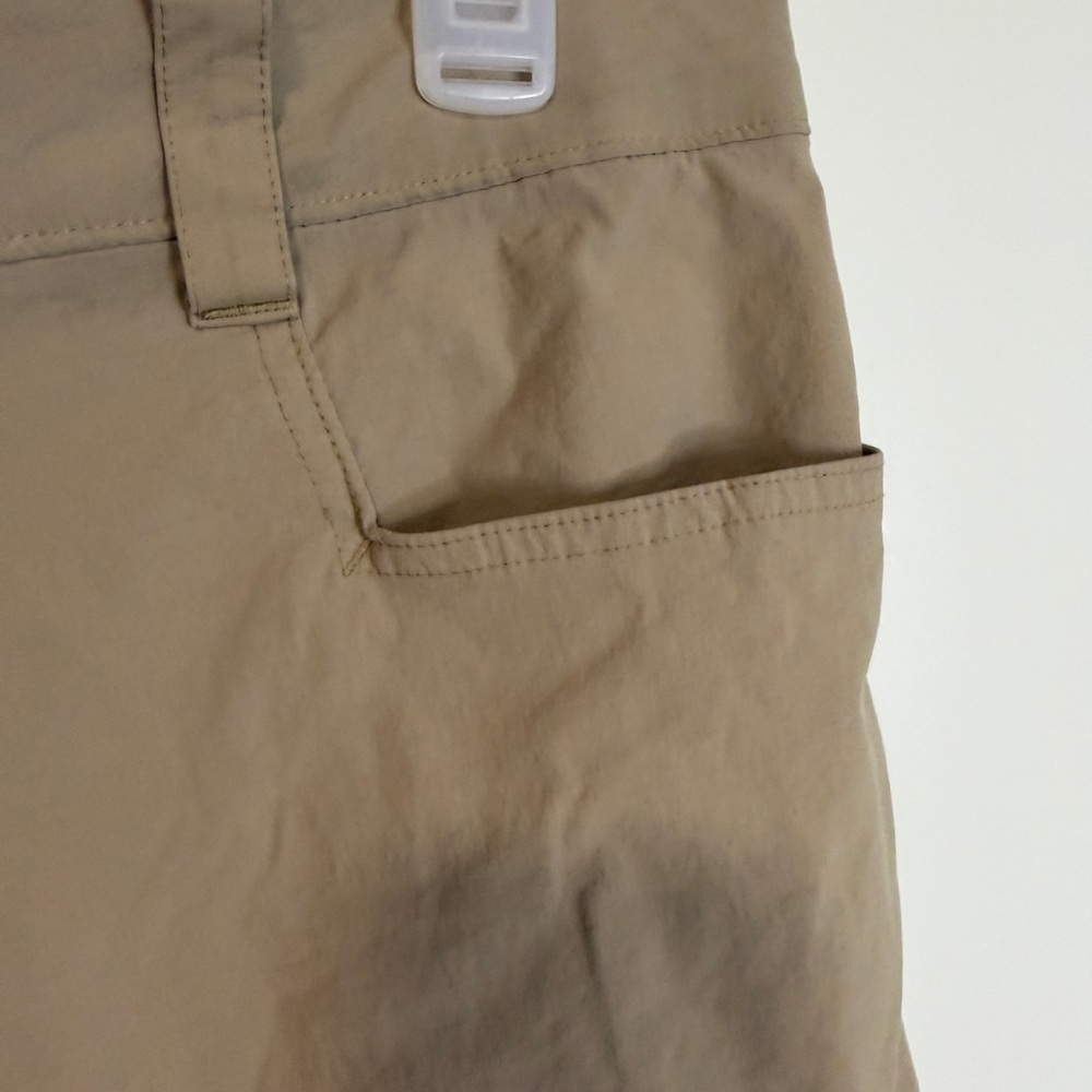 Orvis Men’s Cargo Hiking Shorts 36 Khaki Zip Pocket Outdoor Travel - Picture 5 of 7